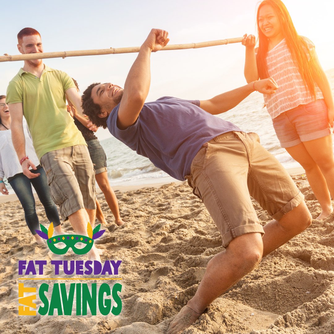 Fat Tuesday means Fat Savings! We are getting into the Mardi Gras spirit with 45% OFF travel on your next Myrtle Beach vacation! The celebration is for 48 hours ONLY: bit.ly/2tROc8z