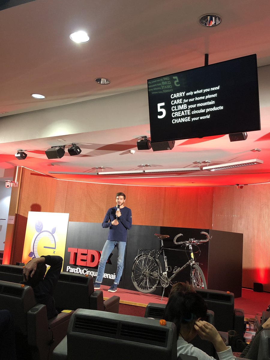 ivandojr's tweet photo. Matthieu Witvoet had biked all over the world and brings the message to live life simple, take care of the planet, works on circularity and change our own world. #TEDxPDC https://t.co/gpqkG3Mvxx