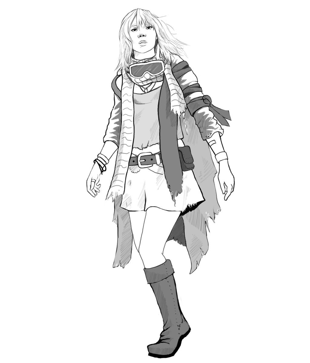 FindURPack's tweet photo. Day two of our character reveal brings us to Hannah's twin, Elizabeth (aka Lizzy). Lizzy is kind, bubbly, and the peace keeper between her sisters, Hannah and Jade.
She might look weak and soft, but she knows her way around a shotgun. #findurpack
#characterart #illustration https://t.co/zwPrRcVtiV