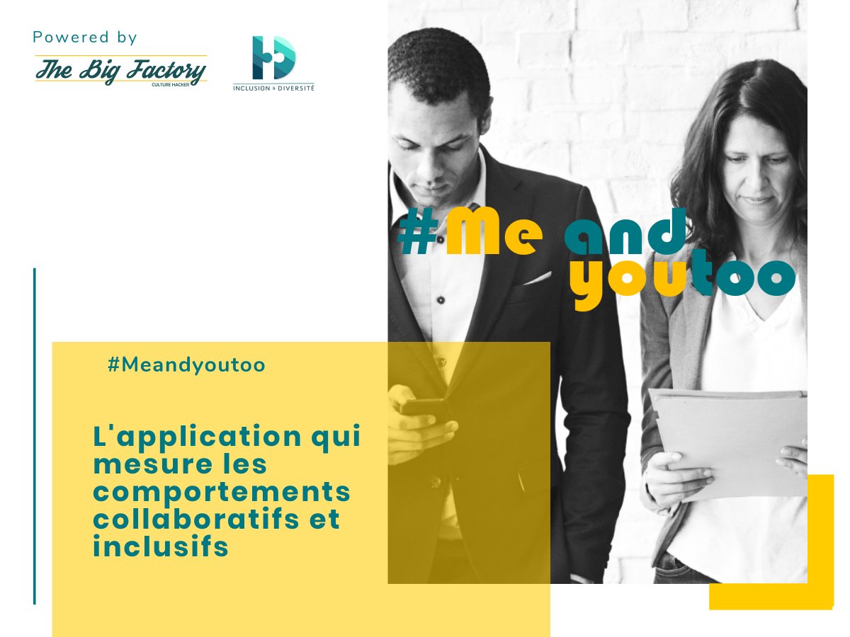 TheBigFactory_'s tweet photo. Testez votre niveau de #sexisme avec la web #app  @Meandyoutooapp https://t.co/NRcTZF3adN
Vous  pourrez connaître votre profil! Etes-vous conscient(e), inconscient(e)  de vos pratiques? auteur(e), témoin passif ou intervenez-vous?En finir  avec le #sexisme ! #inclusion #diversité https://t.co/JfmN2LYya5
