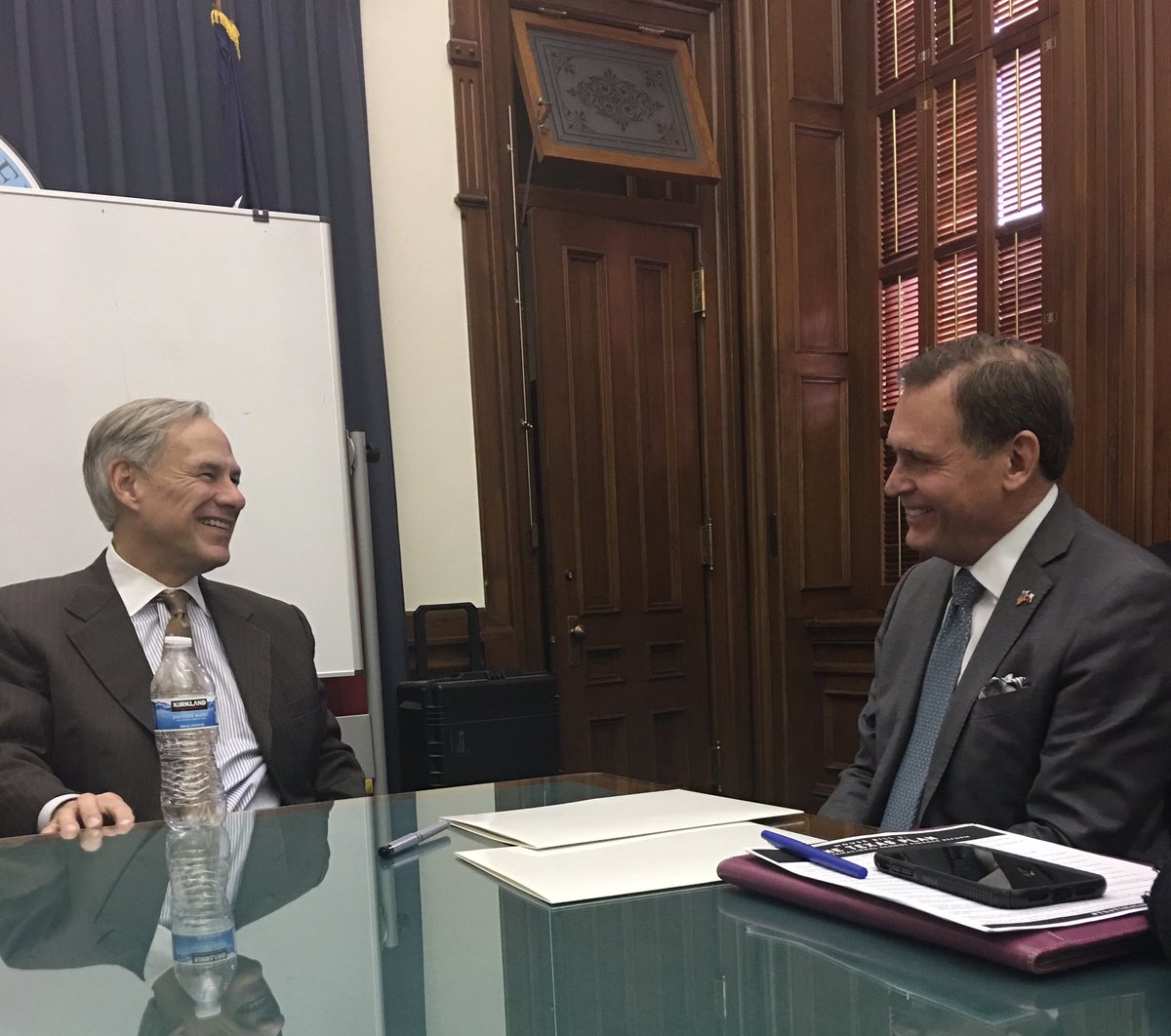 John Zerwas, M.D. (@repjohnzerwas) on Twitter photo Quite a day! Morning press conference for #HB749 the tobacco 21 bill, school finance layout w/ <a href="/DanHuberty/">Dan Huberty</a> & my #txlege colleagues, and a meeting with <a href="/GovAbbott/">Greg Abbott</a> to talk pub ed funding and hurricane Harvey recovery and mitigation efforts. Quite a day! Morning press conference for #HB749 the tobacco 21 bill, school finance layout w/ <a href="/DanHuberty/">Dan Huberty</a> & my #txlege colleagues, and a meeting with <a href="/GovAbbott/">Greg Abbott</a> to talk pub ed funding and hurricane Harvey recovery and mitigation efforts.