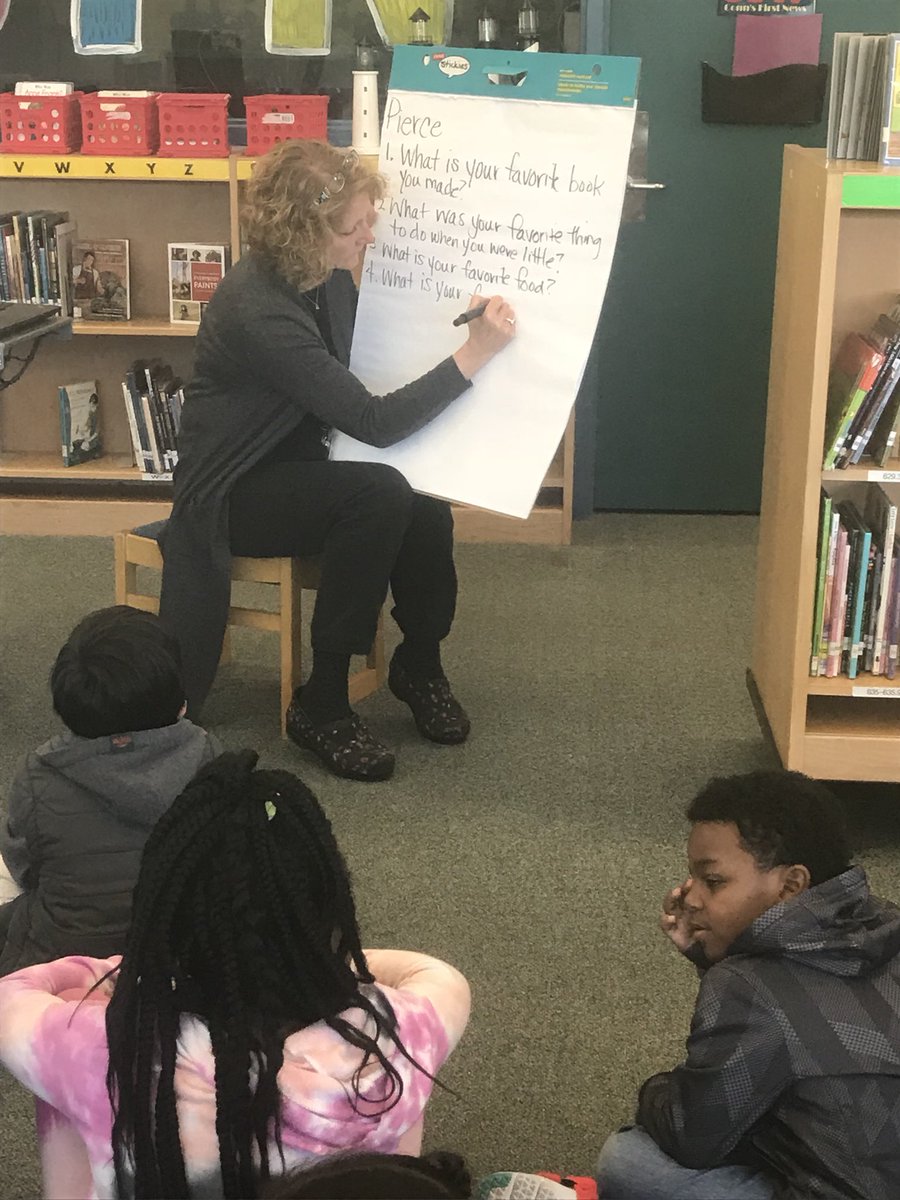 Questions are written and we are ready for out author visit! @bgshore
