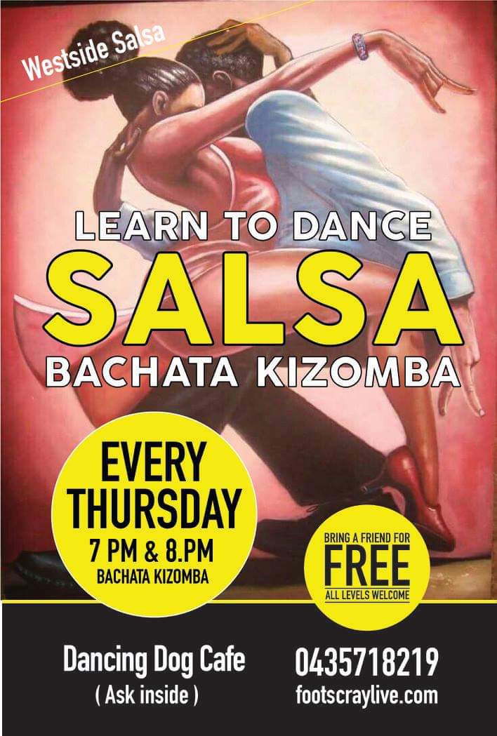 footscrayfaces's tweet photo. LEARN TO DANCE SALSA IN FOOTSCRAY AT WEST SIDE SALSA @ Westsidesalsa https://t.co/t8DTdHE9ZT