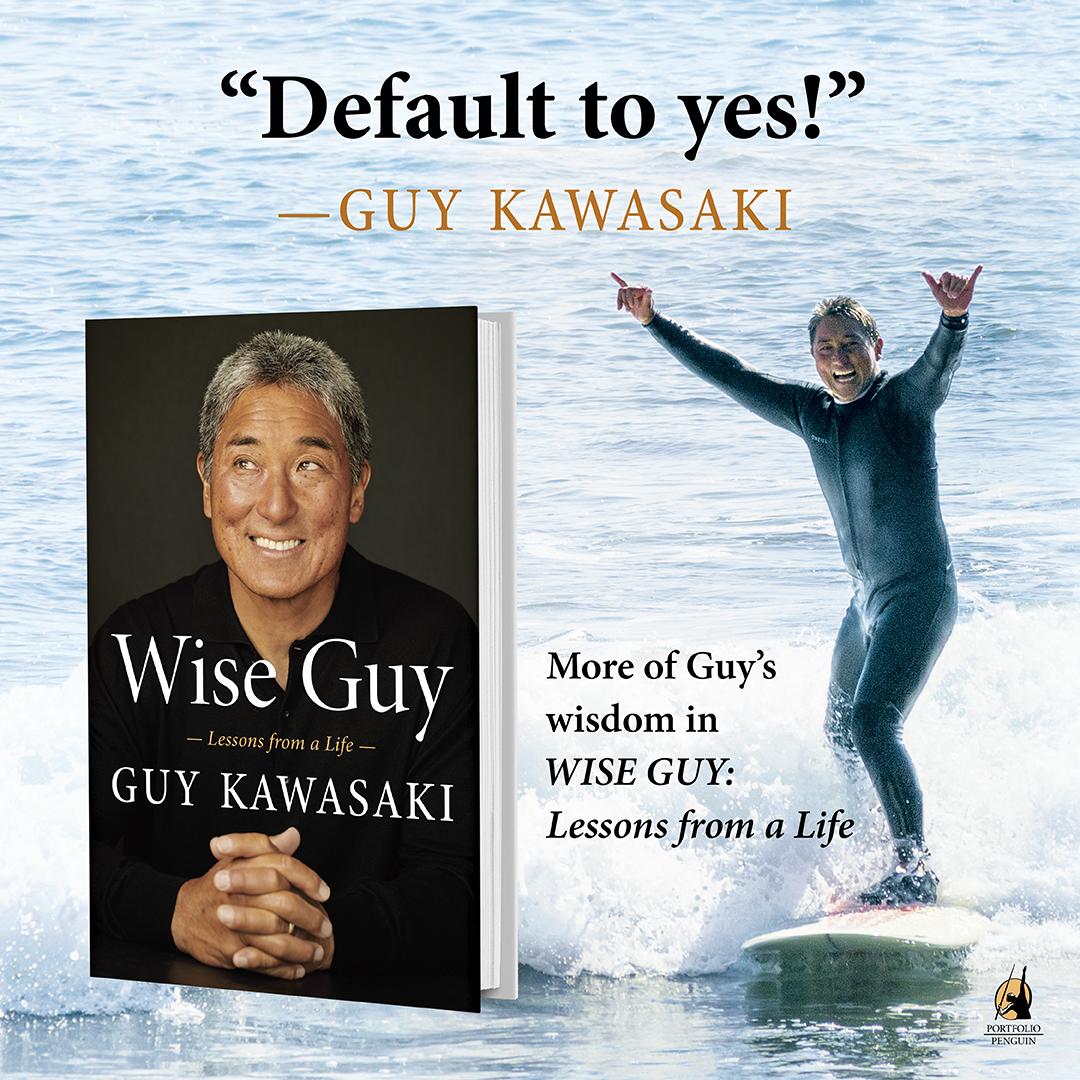 MariSmith's tweet photo. My long time friend @GuyKawasaki has a brand new book out called #WiseGuy and I absolutely love it!! Find out more and order your copy at: https://t.co/HJ2nANJ9CT
📘📚😊👓
#GuyKawasaki #WiseGuyBook https://t.co/9aS8OZZJgQ