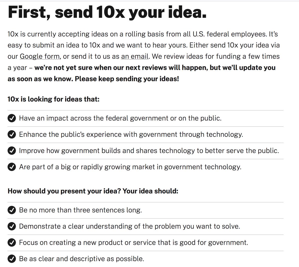 digiphile's tweet photo. Well done, @USGSA @18F. https://t.co/SFhbmD55hH
#LeanGov https://t.co/IlIAMsJwdF
