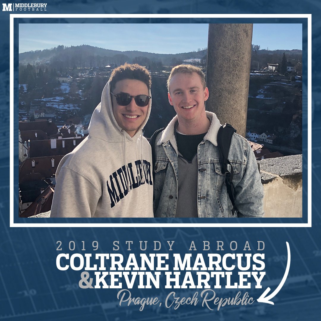 Study Abroad Feature | Economics majors Coltrane Marcus and Kevin Hartley are studying together at UPCES in the Czech Republic this semester! #whyd3 #GoMidd