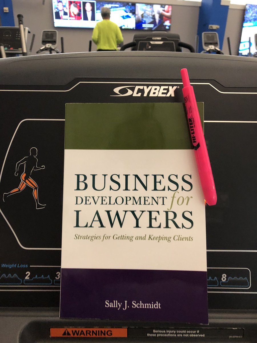 Excited to crack open this new book by one of my favorite mentors @sallyschmidt!  Business Development For Lawyers, Strategies for Getting and Keepjng Clients

#LMA #lmasw #lmahalloffame 
#businessdevelopment #BusinessofLaw #strategies #legal #MarketingStrategy #marketing