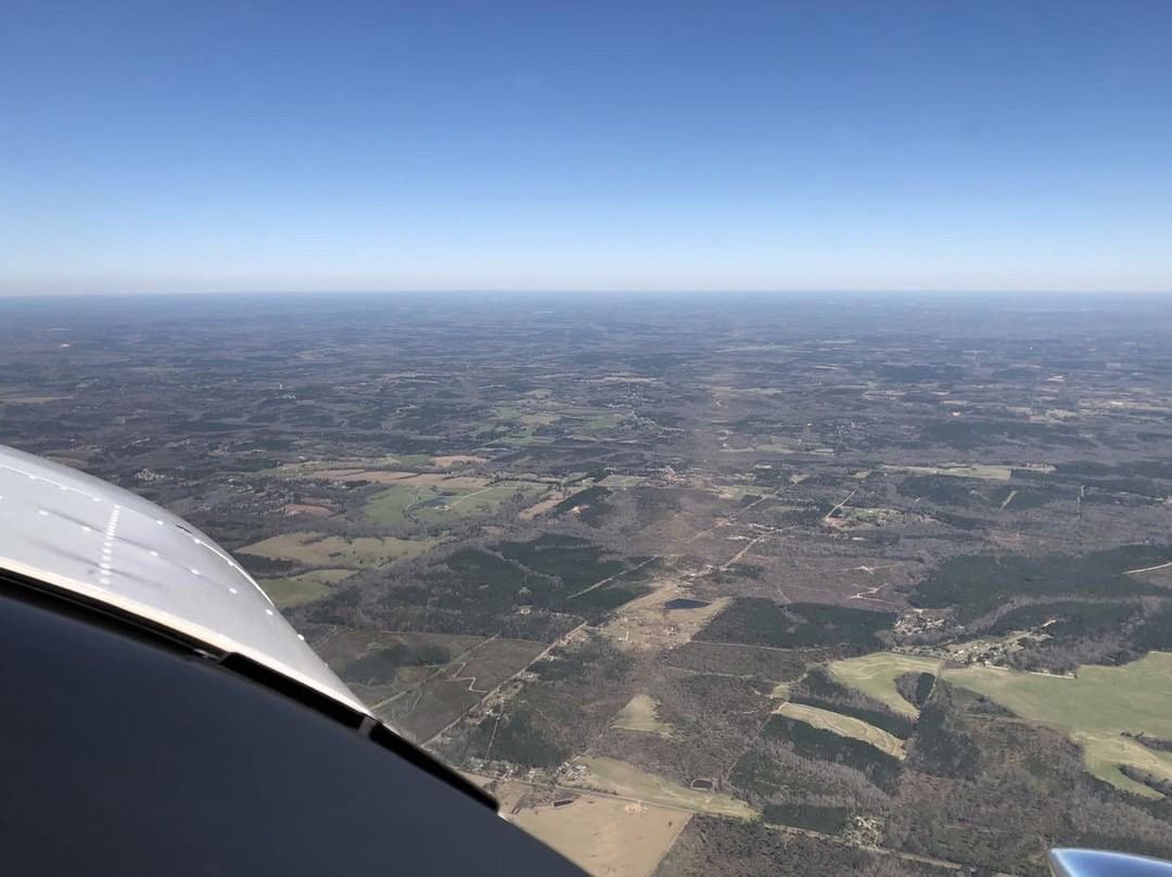 Lee County EF-4 tornado track as seen from 5000 feet today… from Zach Amason