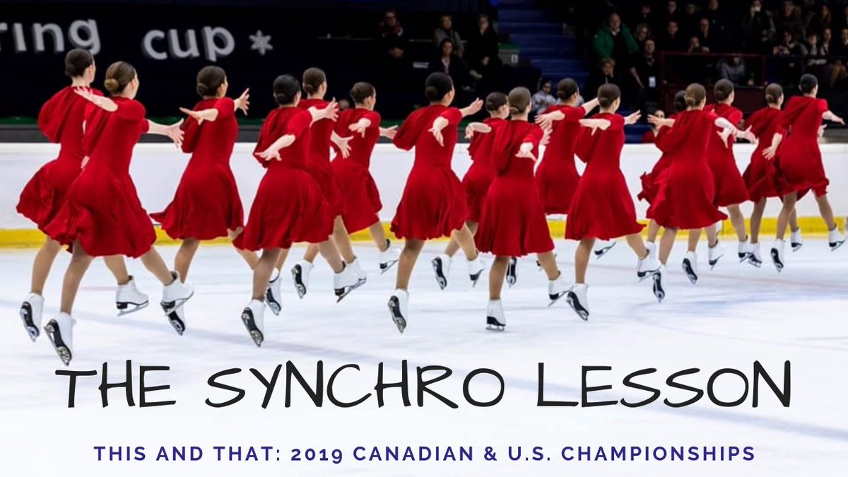 SkatingLesson's tweet photo. ICYMI, This and That: The Synchro Lesson (2019 Canadian &amp; U.S. Championships) https://t.co/OGnXxbzNOY  @JonathanBeyer81 @ChristineC2387 @_tmac @SkatingYouTube #figureskate #figureskating @GetItCalled @JuraSynchro @OTMvmt @TSDupdates #whynotsynchro https://t.co/s1agb8n9yV