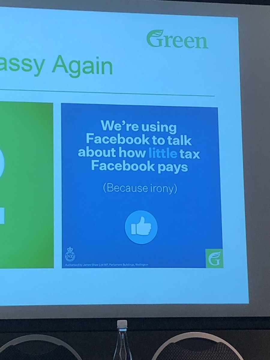 Ha Facebook wouldn’t let <a href="/NZGreens/">Green Party NZ</a> boost this on their page...I wonder why? 😂 #SM4GOVNZ