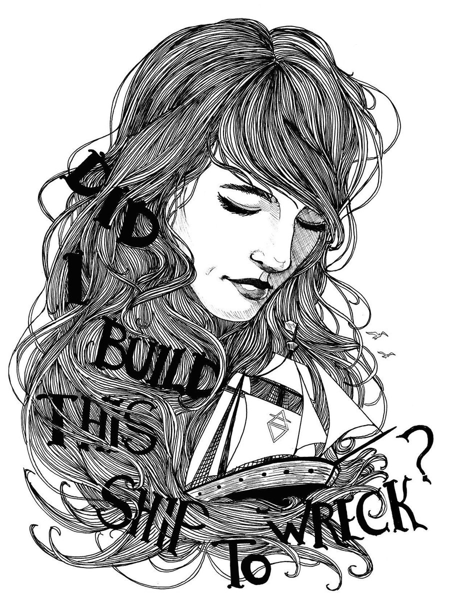 mermanjonas's tweet photo. Did I drink too much?
Am I losing touch?
Did I build this ship to wreck?
#florence #florenceandthemachine #FlorenceWelch #shiptowreck #HBHBHB #howbighowbluehowbeautiful #Illustration #Nankin #art #Fanart https://t.co/UhcdK6Zr2K