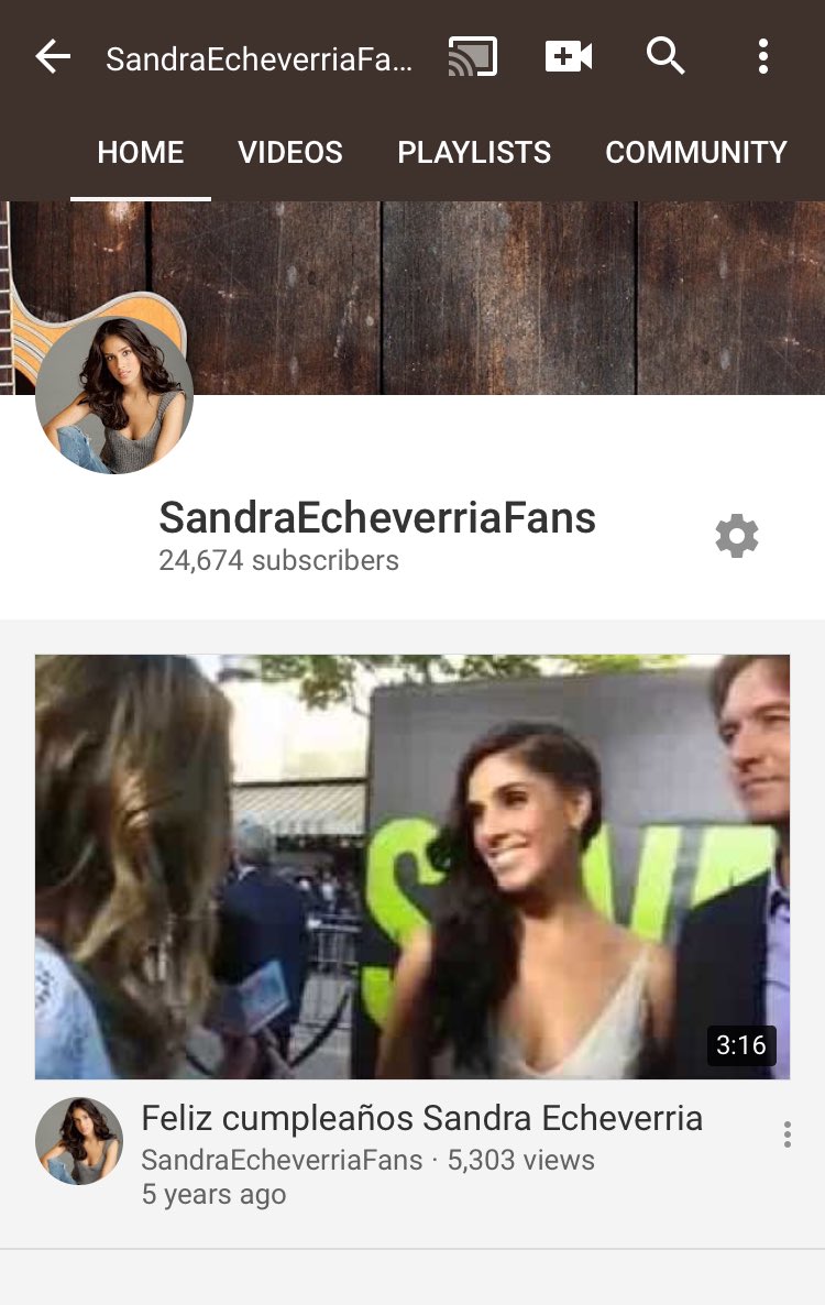 SandraEcheFans's tweet photo. @sandraecheverr claro que si! Y este es nuestro canal dedicado a ti 🤗 https://t.co/8SaU56nLjj
