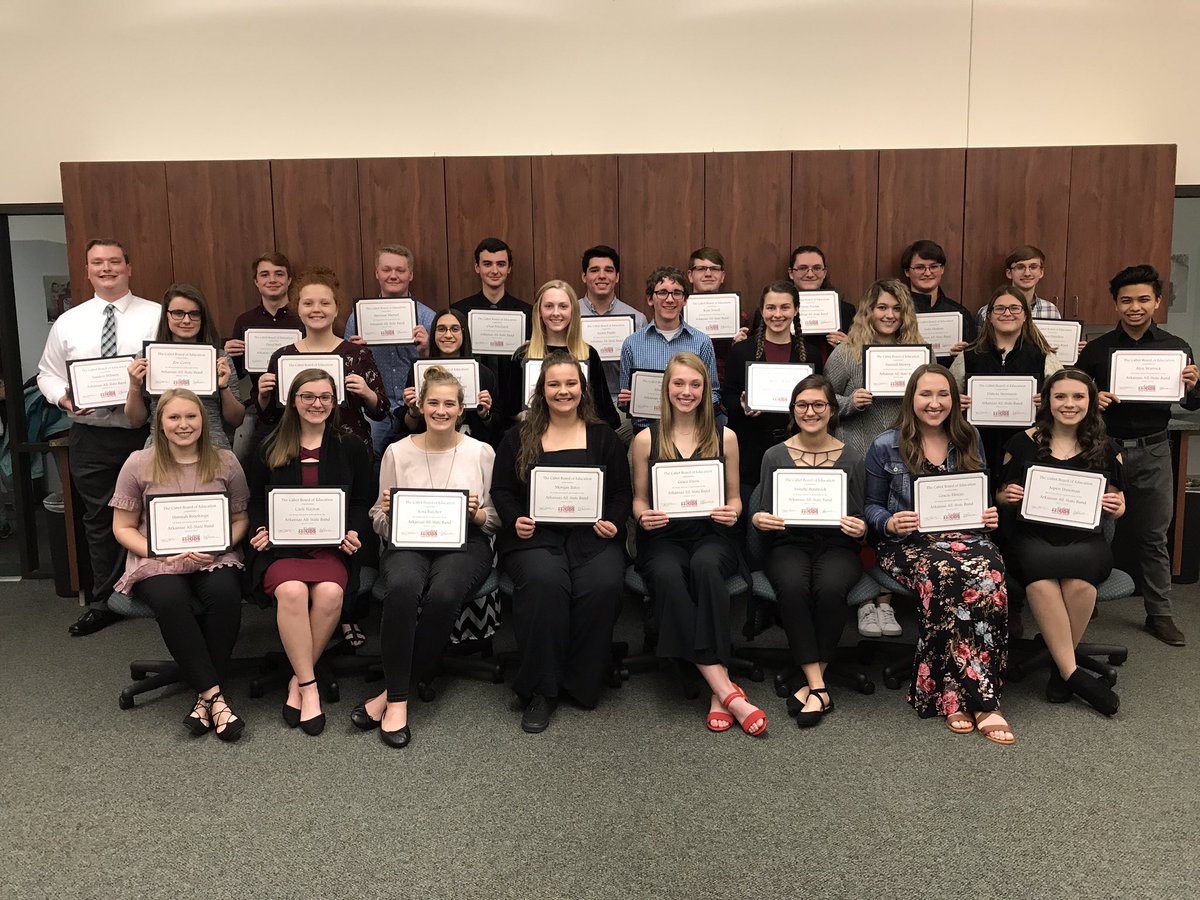 cabotsd's tweet photo. What a great school board meeting tonight! Thirty-one students were recognized, including our National Merit Finalist, All-State Choir, and All-State Band members. Congratulations students! @CabotHigh @CabotGT @CabotHSBand @maggieashburn https://t.co/xz3TQ5RWNd