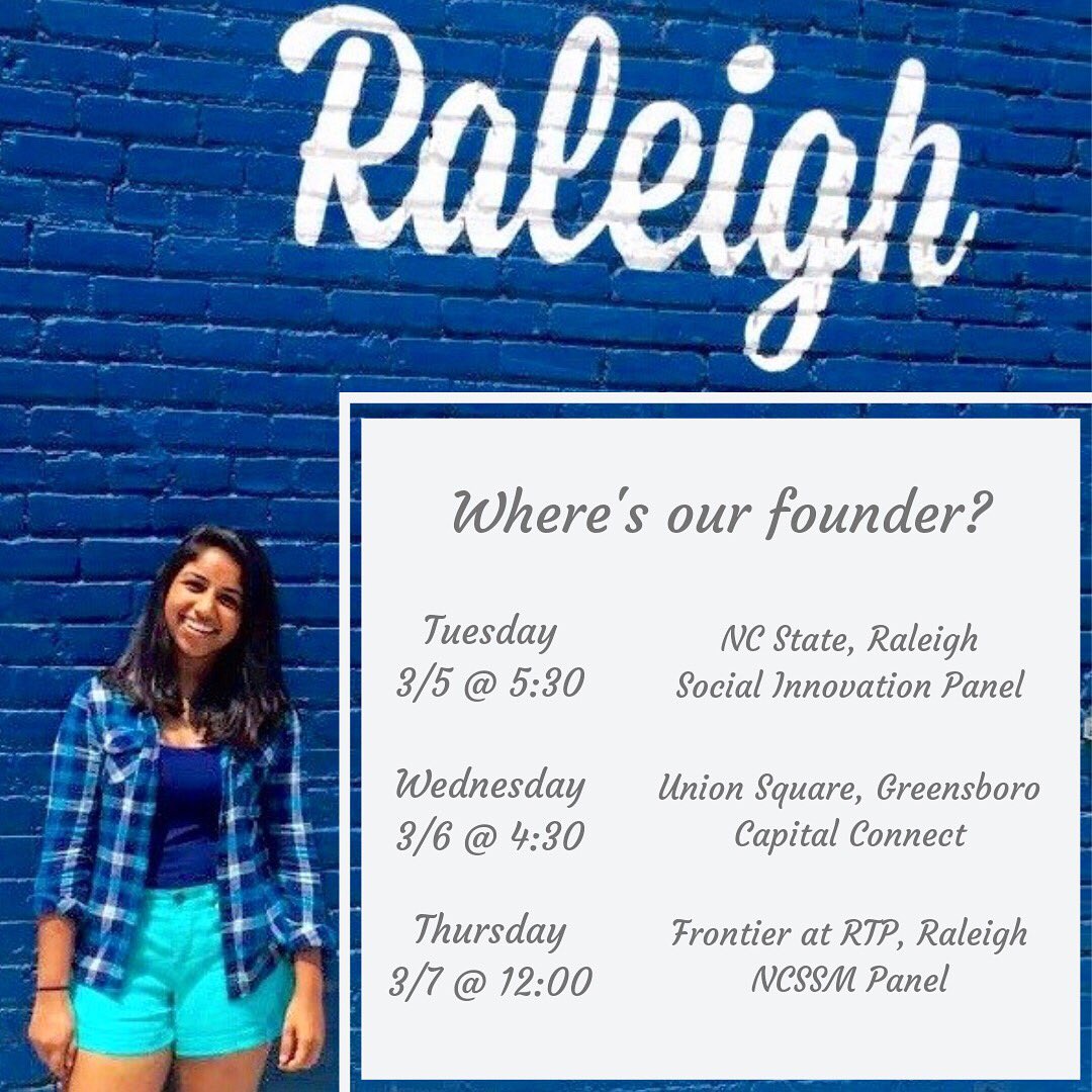 We love spreading the mission about #localfood and why it's important whether it's the food space, #startup space, or at our alma mater. 
—————————————————
Where did you last hear about us? 
.
.
.
.
#AgTech #farmtofork #Sustainability #socialenterprise #tech <a href="/ShraddhaRathod4/">Shraddha Rathod</a>
