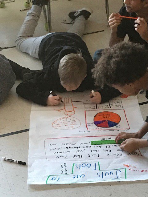 PeWbms's tweet photo. Anit-Vaping Posters are coming along nicely!
#6thgradehealth https://t.co/iiPymp9fXH