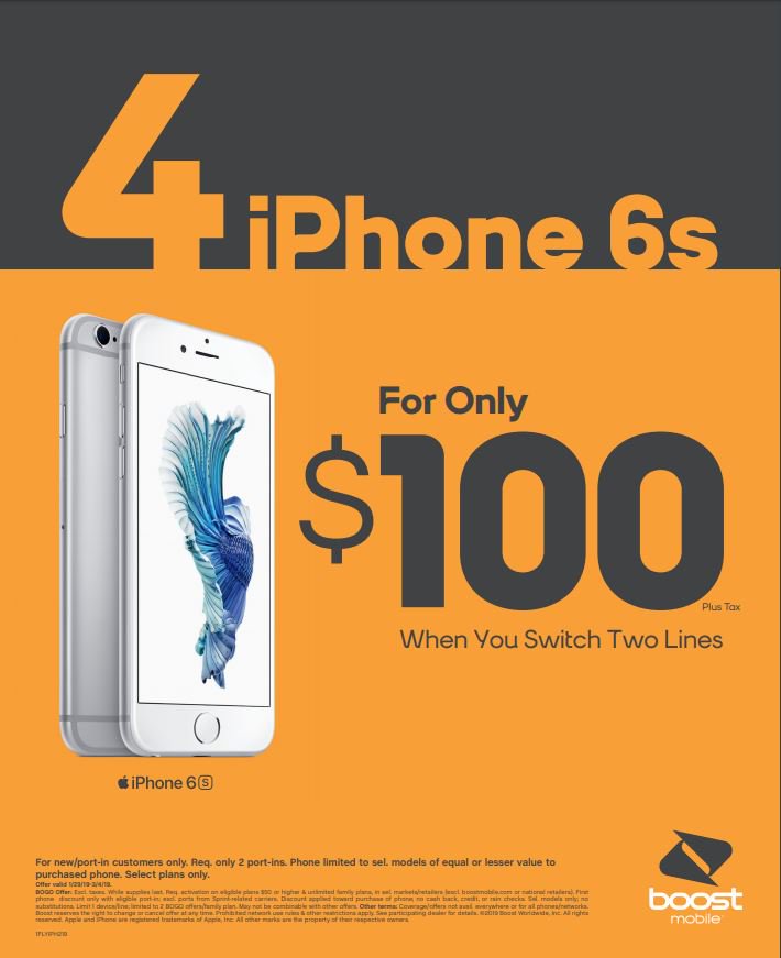 come and get 4 New Iphone 6s for only $100 when you Switch to boost

Ven y agarra 4 iphones 6s por tan solo $100 cuando te cambias a boost

Ven y visitanos en el

come and visit us at

2650 N. Narragansett Ave. 
#DCIcares #Chicago #boostmobile #brickyard