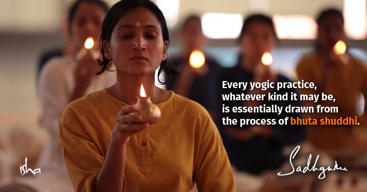 NISH124's tweet photo. Bhuta Shuddhi - a process which enables the elements within you take instructions from you over a period of time.
https://t.co/CjMBeTKGtH

#SadhguruInLA #Sadhguru #InnerEngineering #ishahathayoga  #ishahatha
#ishahathayogaschool #TransformationTuesday #Yoga #Happiness #Joy #Peace https://t.co/FkQdC302f4