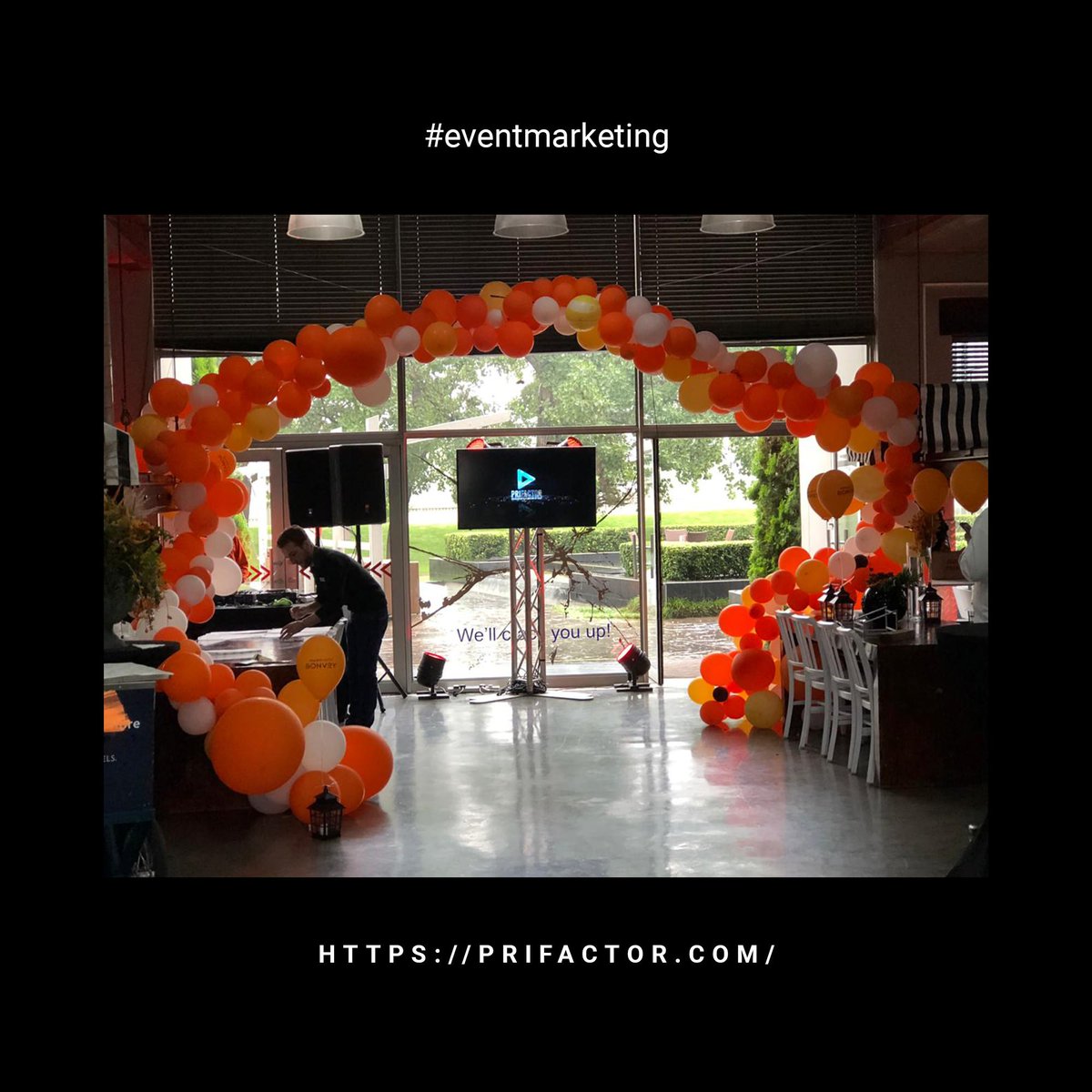 prifactor_group's tweet photo. Allow Prifactor to bring your brand to life at your next event through our range of exhilarating products and services.
#conference #eventmarketing #eventtech #hotel #venues #eventmanagement #tuesdayvibes https://t.co/zvYG64XyIa