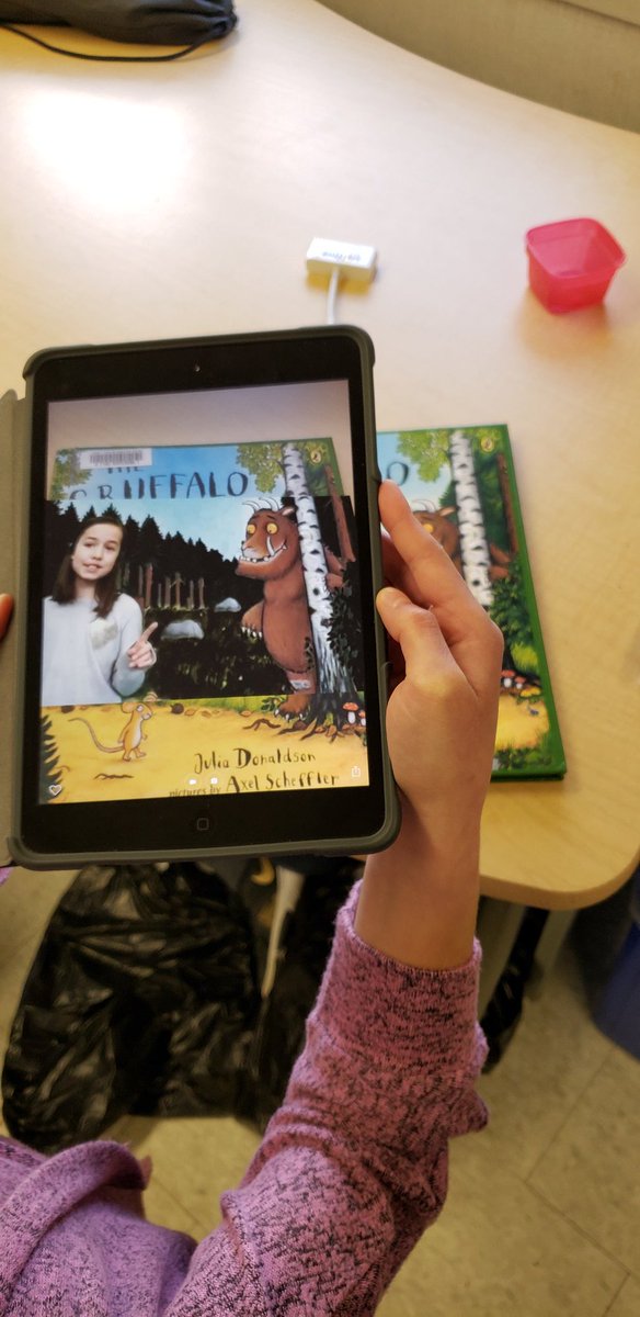 MrSteltman's tweet image. So impressed with the book reviews from @Ms__LAnderson's class. Look for the reviewed by sticker on the back of our book and using the magic of @hpreveal, a review pops up!