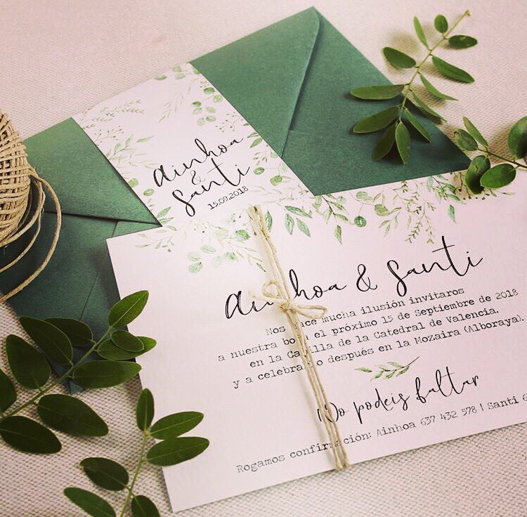 CeliaEventos's tweet image. Invitaciones divinas 💚 de @thisiskool_ 🌿
#invitacionesdeboda #invitaciones #wedding #bodas2019 #bodasmalaga #bodascordoba