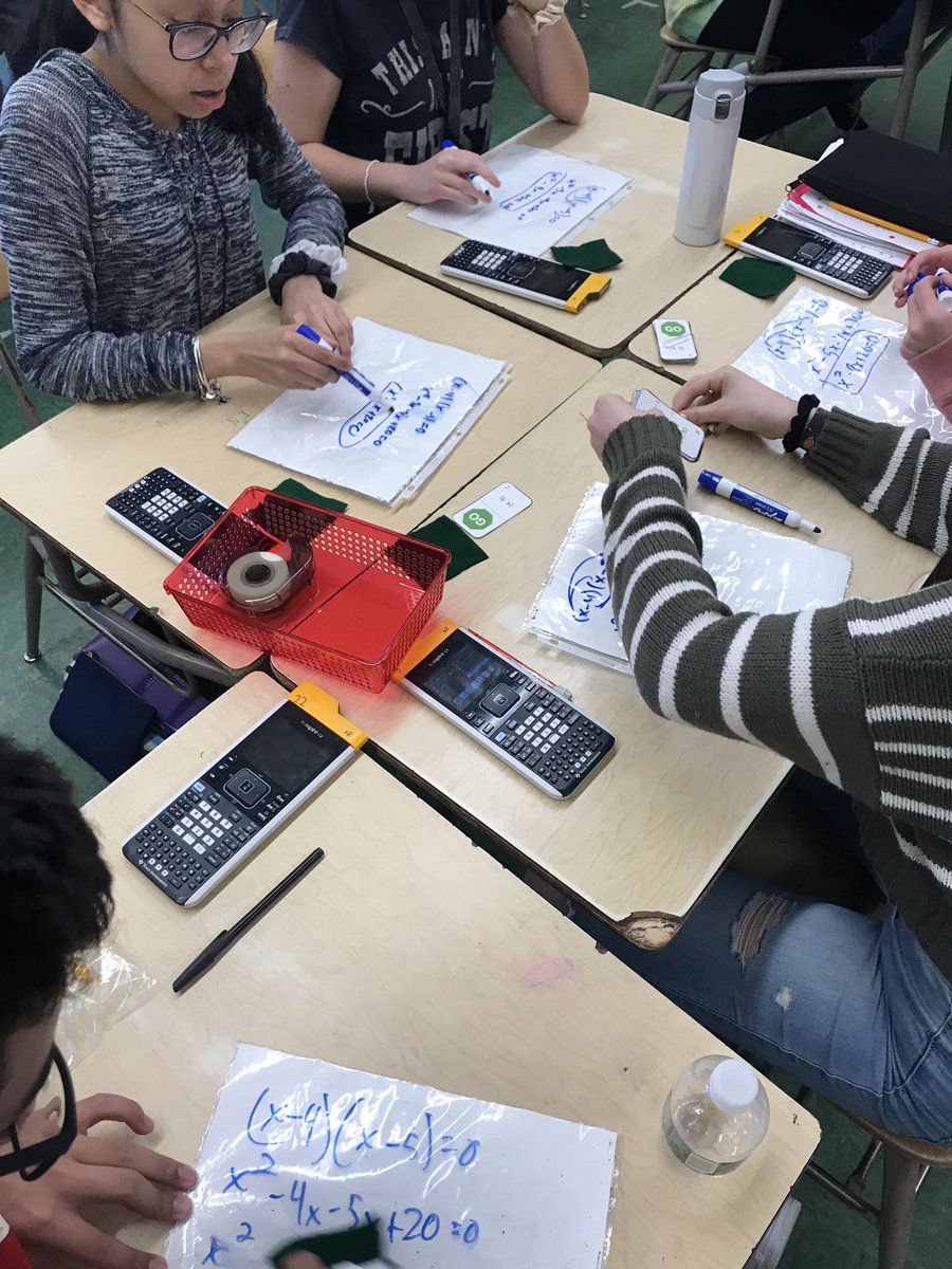 ndesousa_wdld's tweet photo. Ss practice matching roots with the correct quadratic equation dominoes style! #whoadomino @ms_woodland https://t.co/mGepUHzzC8