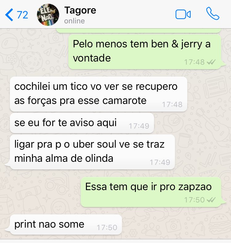 <a href="/tagorebanda/">Tagore</a> pedindo um <a href="/Uber/">Uber</a> pra buscar a alma em Olinda . Como tá sendo esse Carnaval doceis?