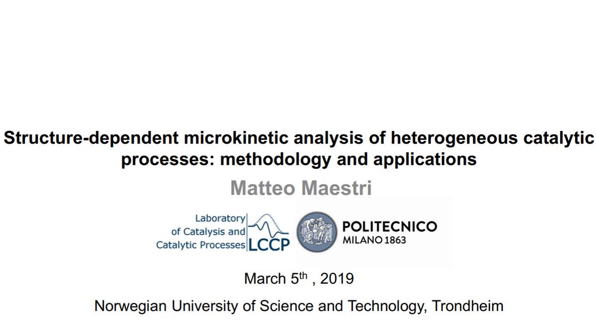 Matteo Maestri 🇪🇺🇮🇹 (@matteo_maestri) on Twitter photo It was a great pleasure to present our results on the <a href="/erc_shape/">ERC Shape</a> project to the Catalysis Group at <a href="/NTNU/">NTNU</a> #kincat #catalysis #erc #H2020 <a href="/ERC_Research/">European Research Council (ERC)</a> <a href="/catfoampolimi/">CatalyticFOAM PoliMI</a> <a href="/polimi/">Politecnico di Milano</a> It was a great pleasure to present our results on the <a href="/erc_shape/">ERC Shape</a> project to the Catalysis Group at <a href="/NTNU/">NTNU</a> #kincat #catalysis #erc #H2020 <a href="/ERC_Research/">European Research Council (ERC)</a> <a href="/catfoampolimi/">CatalyticFOAM PoliMI</a> <a href="/polimi/">Politecnico di Milano</a>