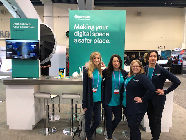 cgougler's tweet photo. Action shots from the #RSAC @iovation booth 2057. Stop by to get a new headshot, enter to win a Roomba, and let us help you take more business with confidence while keeping cybercriminals out! #fintech #ecommerce #insurance https://t.co/JzPQlnt7Ep
