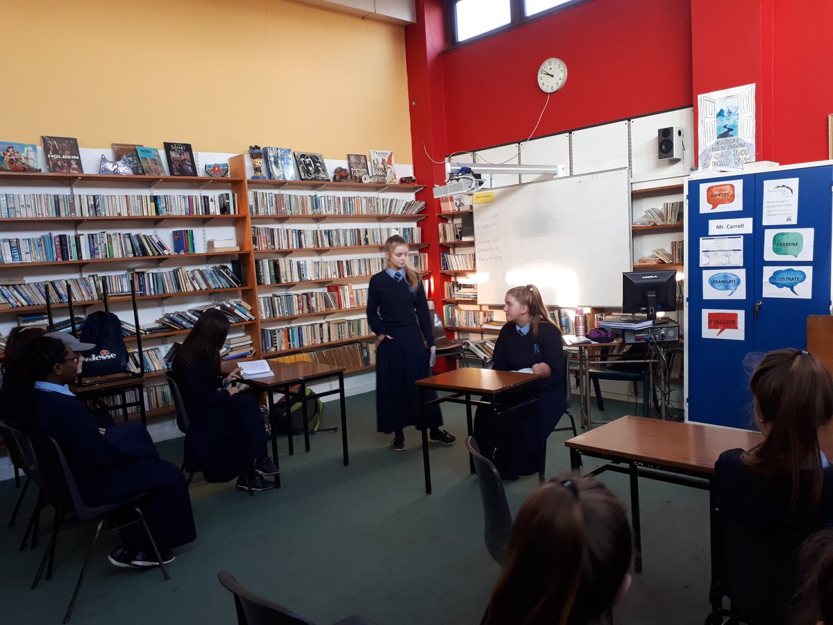 ASM_Limerick's tweet photo. No court sketch artist needed last week as Ms Quinn's Second Year #English students researched & conducted a trial for Johnny Cade from @se4realhinton's 'The Outsiders'! High tension indeed, & the jury's still out for Johnnycake! 📚🤔⚖ #Fiction #OralDevelopment #Creativity https://t.co/8xbRqHbe8M