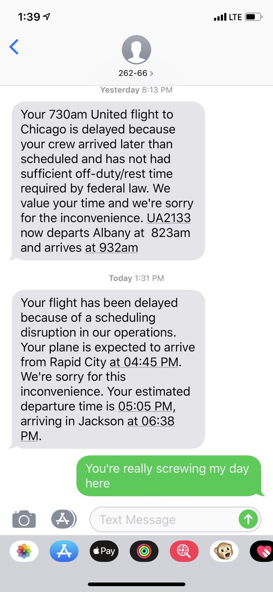 Erich Haun (@ekhaun) on Twitter photo One extra airport, two delays and 6 hours lost. #ratherbeskiing Thanks <a href="/united/">United Airlines</a> ! One extra airport, two delays and 6 hours lost. #ratherbeskiing Thanks <a href="/united/">United Airlines</a> !