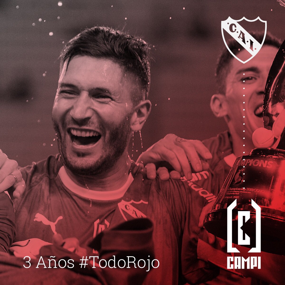 mcampi25's tweet photo. Es un orgullo vestir y defender esta camiseta tan gloriosa, durante estos 3 años. Muchas gracias a todos por su apoyo #TodoRojo 🔴 @Independiente https://t.co/tHEUVoIdRH