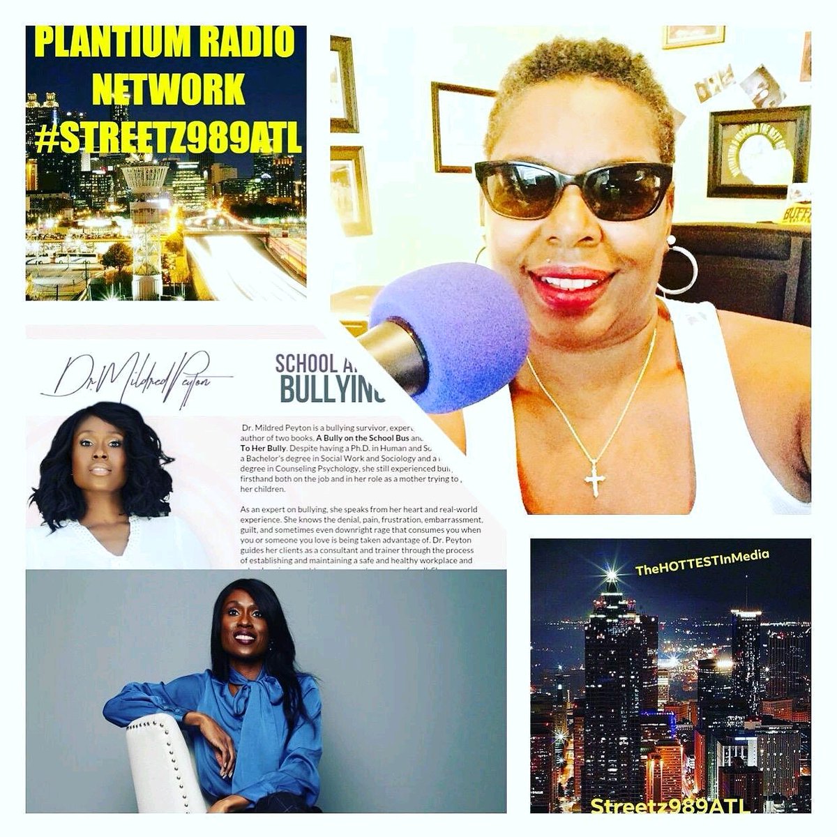TweetDrMPeyton's tweet photo. Tune in and listen to my LIVE interview with Evangelist Jazz' Thomas-Jones on 98.9FM- Streetz989ATLTV, Thursday March 7th at 4:30PM EST!
Streaming @ https://t.co/1gNUFkVAcR
#PlatinumRadioNetwork #Streetz989ATLTV #Atlanta #TrueLifeExperience #DrMildredPeyton
#BullyingExpert https://t.co/LDuR4gkYO2