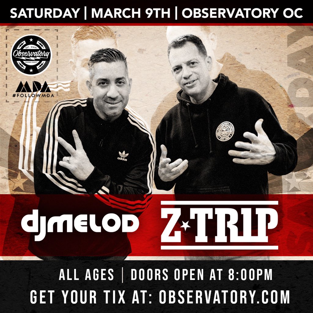 ztrip's tweet image. SoCal! Setting up 4 turntables w/ @DJMeloD, rocking solo &amp;amp; together. Super hyped for this one! Check my feed for behind the scenes sneak peak videos. See you Saturday! @ObservatoryOC 
#observatoryoc #beatjunkies #ztrip