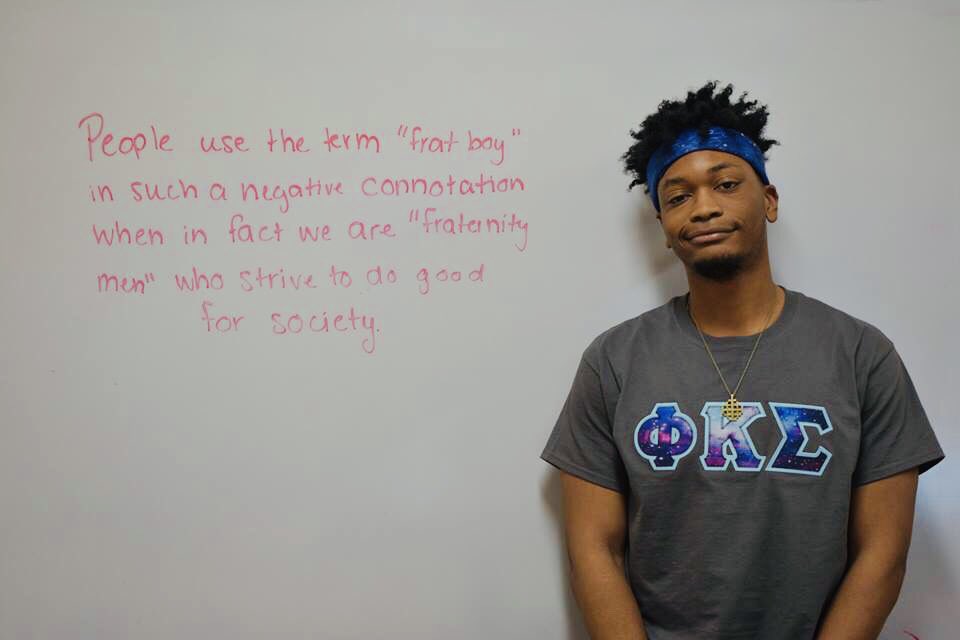 UMBCpha's tweet image. Second day of ritual week means second day of breaking Greek stereotypes!