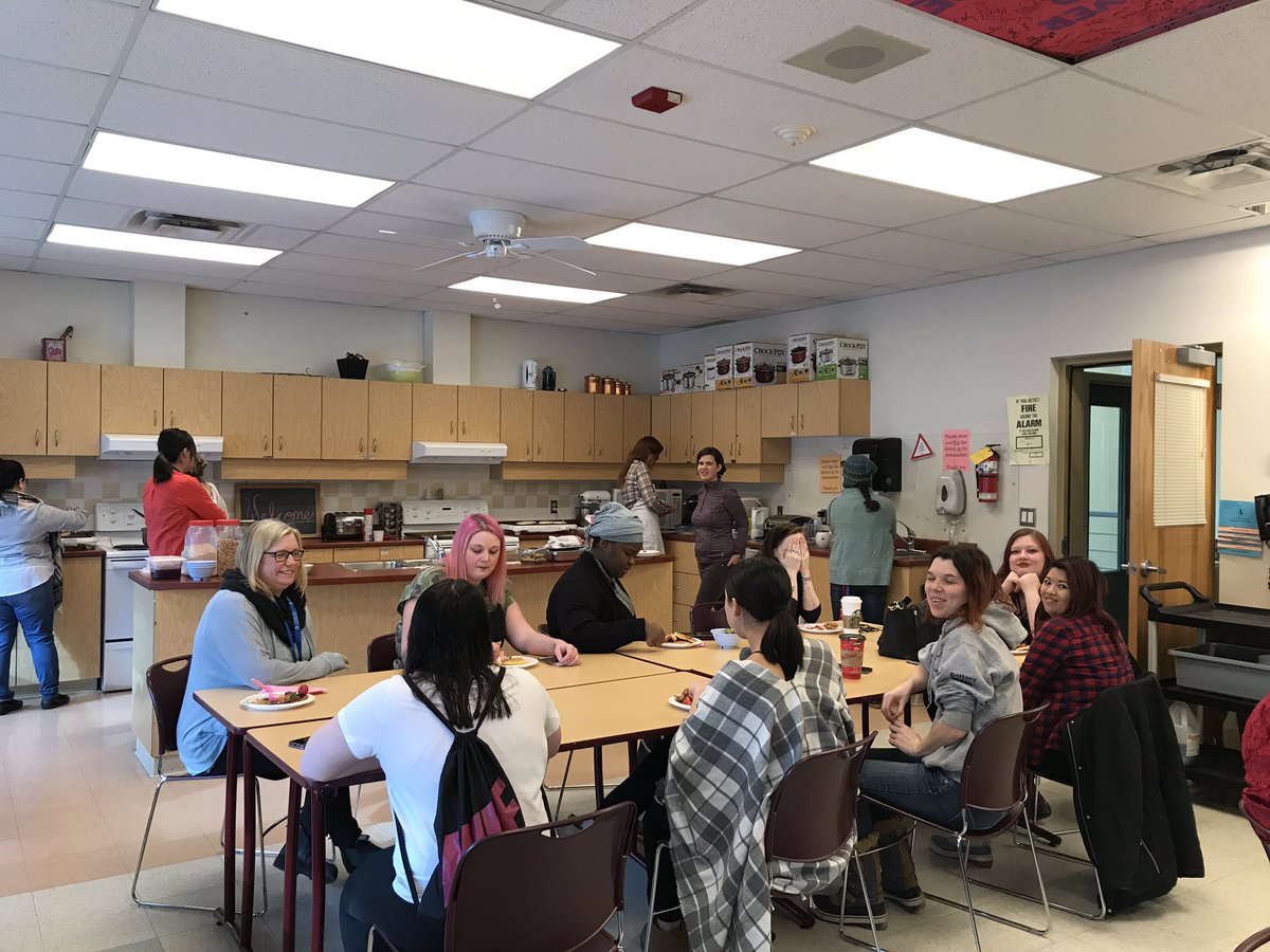 A great pancake breakfast <a href="/YouvilleCentre/">Youville Centre</a> this morning. <a href="/StNicholasAdult/">St. Nicholas Adult High School</a> and <a href="/McHughEduCentre/">M.F. McHugh Education Centre</a> students coming together for our celebration of Shrove Tuesday. #ocsbBeCommunity