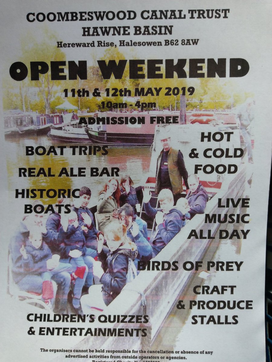 HawneBasin's tweet photo. It's the year for our Open Weekend again. Please retweet and of course turn up on the day(s). https://t.co/A7cudwmFyl