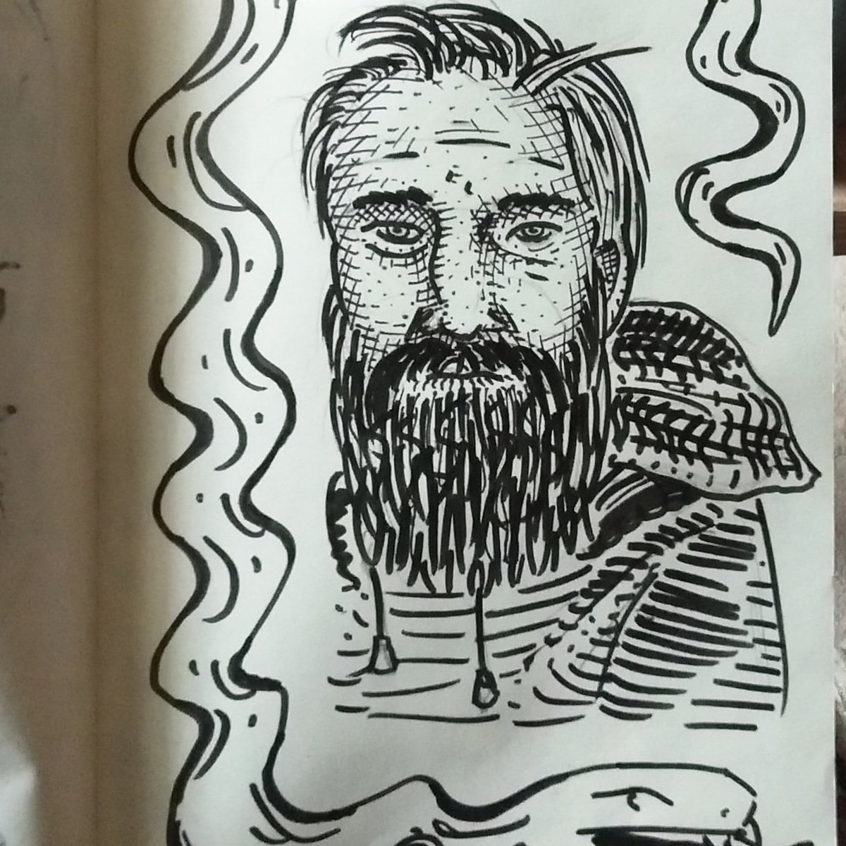 Quick sketchbook page this morning, more painting today! 😁 #sketch #drawing