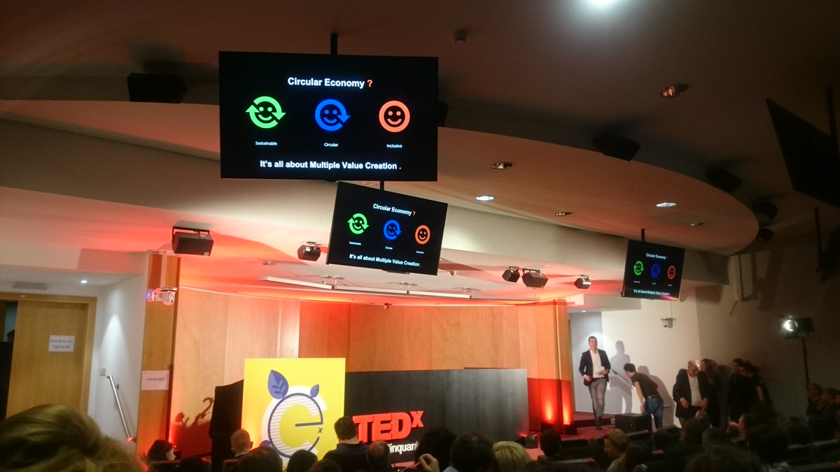 upnovation's tweet photo. Inspiring talks at #TEDxParcDuCinquantenaire #TEDxPDC: let's create multiple values, plug nature online and change the world! Looking forward to EU #Circular #Economy Stakeholder Conference tomorrow #CEstakeholderEU https://t.co/gFXe6faoD8