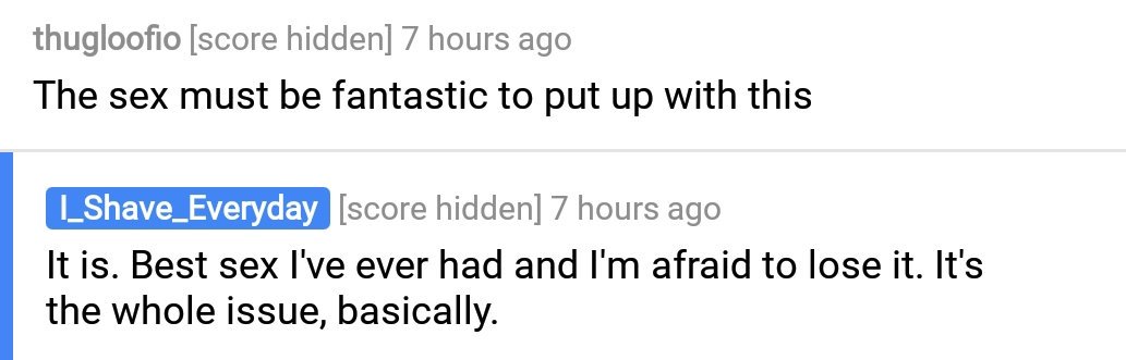 redditships's tweet photo. My(22M) girlfriend(23F) of six months took a trip and started doing a lot of things she never does with me. I'm realising she has crazy double standards and have no idea how to deal with it. https://t.co/U9IHBQ0lGb