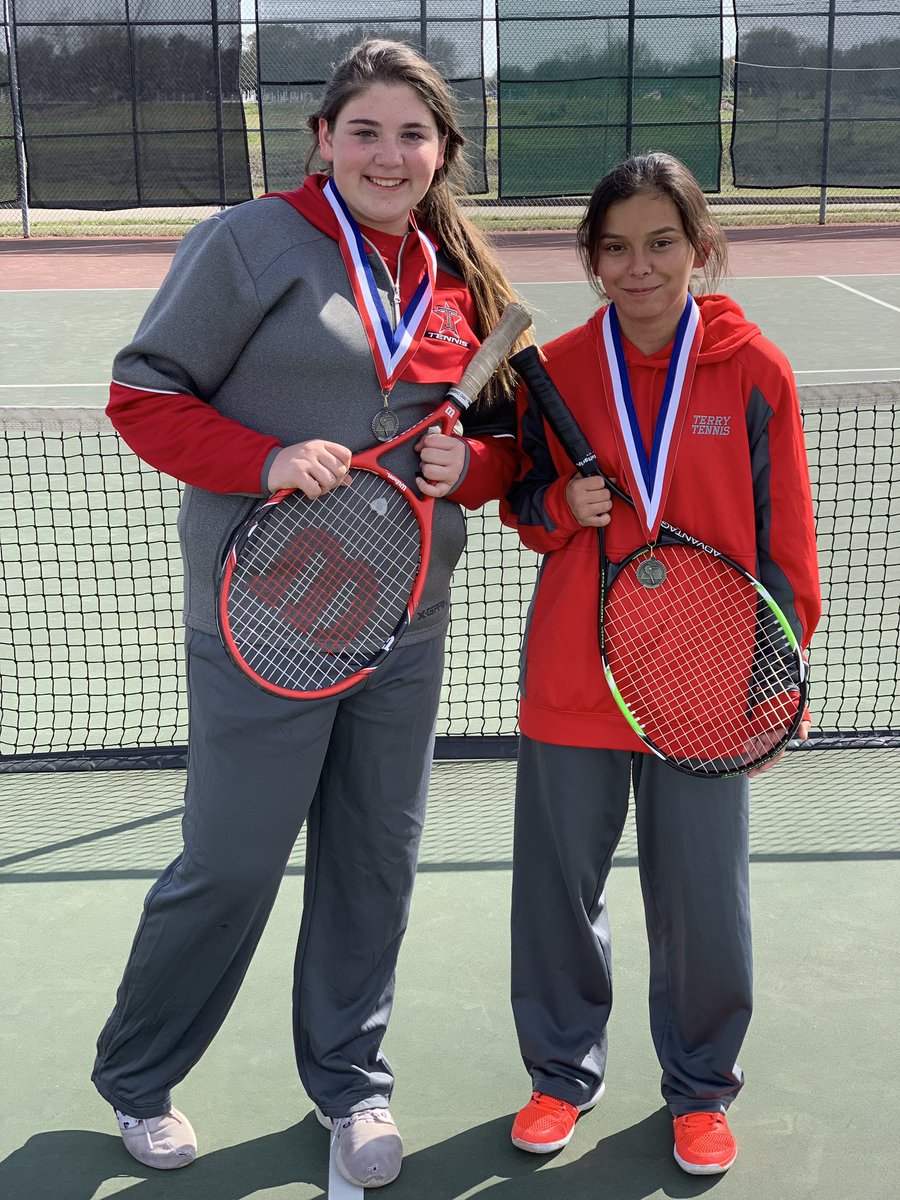 Way to go ladies! Freshmen Haleigh Ward and Amy Rios took 🥈 in the Freshmen Girls Doubles Main Draw in the Alief Tournament! They had some big wins over Westside and George Ranch to make it to the finals! Keep improving girls! #rangerswin