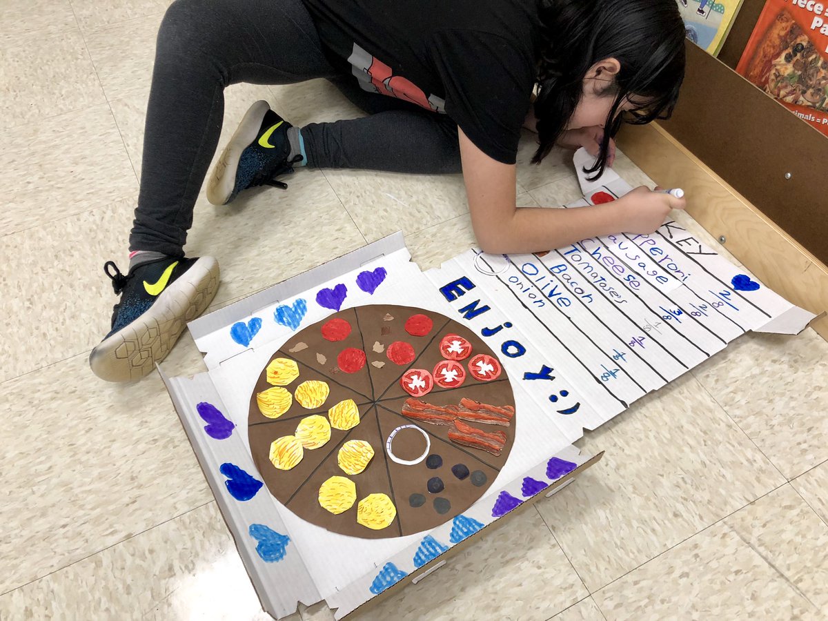 Waytula's tweet photo. Fractions have never looked so delicious! https://t.co/RQcbluonax