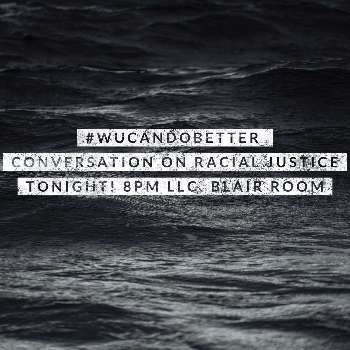 Tonight we will be discussing how #wucandobetter for students of color on campus. Regardless of whether or not you have been to Young Life College we would love for you to join us! Excited for our faculty advisor <a href="/alanbearman1/">Alan Bearman</a> to join us!
