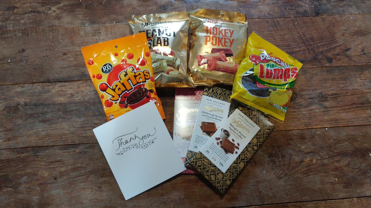sparkypants's tweet photo. We have the best fans! A huge thank you to @EolisTV for sending the studio these treats all the way from New Zealand! 😍😋🍫 They definitely won't last long considering today is #mardigras! #timetogetfat #TESLegends #fanlove https://t.co/Q7KBWnscK3