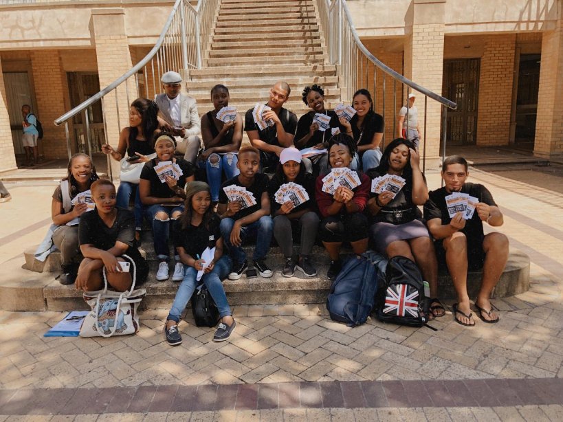 isa_lusithi's tweet image. The @ctijftnd Master Classes group was out all day today promoting the free Master Classes workshop at CPUT Bellville Campus and at UWC. #MasterYourTalent #CTIJF2019 #20thCelebration #WeAreCPUT #WeAreCPUTMedia