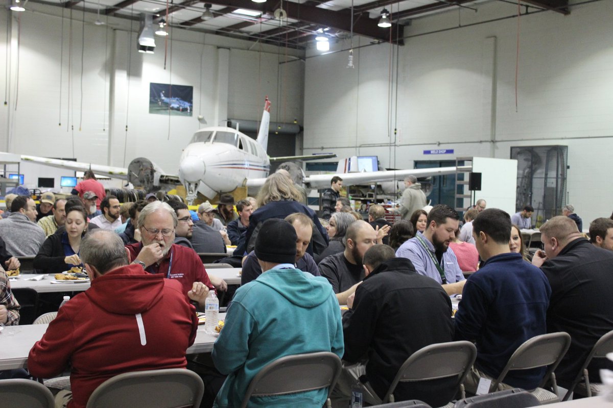 DynamicAviation's tweet photo. We had a blast celebrating #EmployeeAppreciationDay with some great food and fellowship together! #DynamicLife #ThankYouTeam https://t.co/i2ThC3fdFK