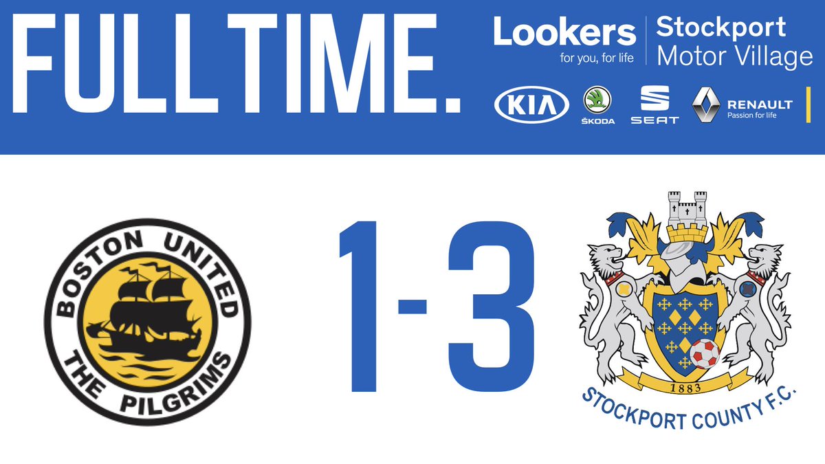 StockportCounty's tweet photo. THAT'S IT! THERE IS NO MORE! AND WE'RE TOP! https://t.co/M5KIEterJf