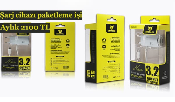 Evden çalışarak aylık 2.100 TL kazanacağınız ek iş fırsatı sizi bekliyor. Telefon şarj cihazı paketleyerek kolay yoldan para kazanmak için bit.ly/telefonsarjcih… adresine girip başvurunuzu yapın. #UnutmaHalka #FileninAslanları #ekiş #ekgelir #ekişilaları #ekonomi #para