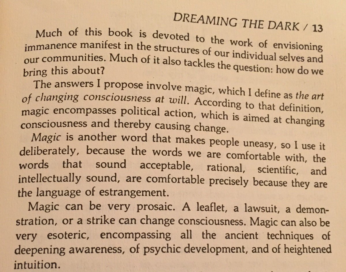 Reading up in my Starhawk spellbook: