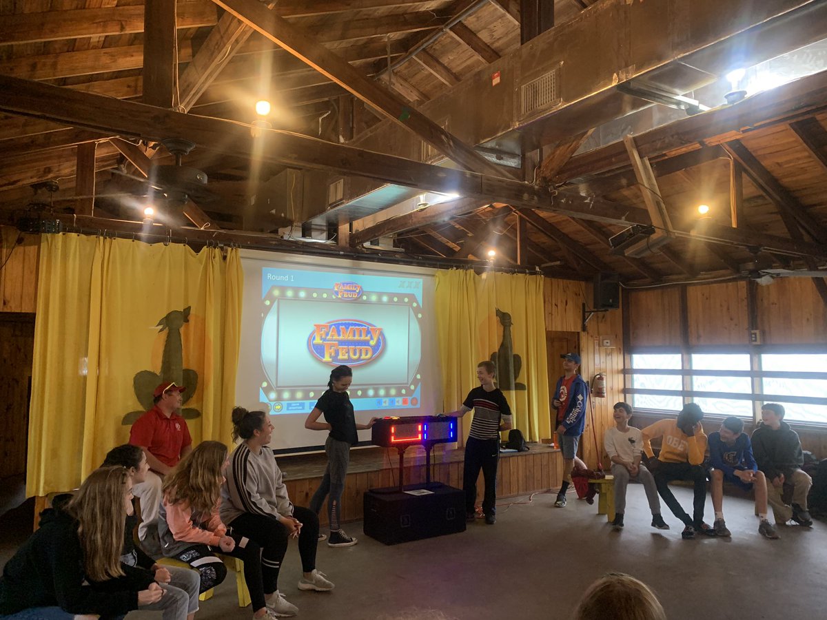 CSFmarine's tweet photo. Freshwater ecology, water filtration, Odyssey high ropes, archery, Family Feud and more so far today at the Circle F Dude Ranch! #theresnoplacelikecanterbury #circlefduderanch #gocsf #middleschool https://t.co/WXgUx9TC8q