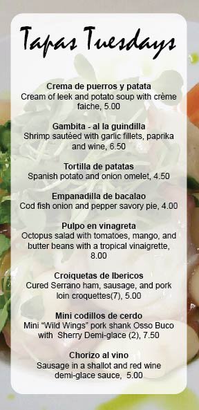 CostaDelSolRest's tweet photo. It’s Tuesday, so that means new tapas!! 🙌🥘🍷 https://t.co/ihQ7CZOKPG